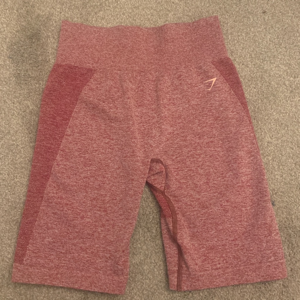Gymshark Burgundy Marle Shorts